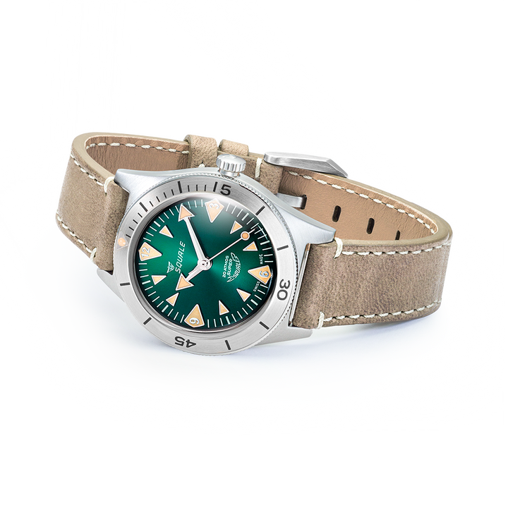 Squale Super Squale Big Arrows Green Lederband SUPERSSAGR.PTO – Ansicht 3