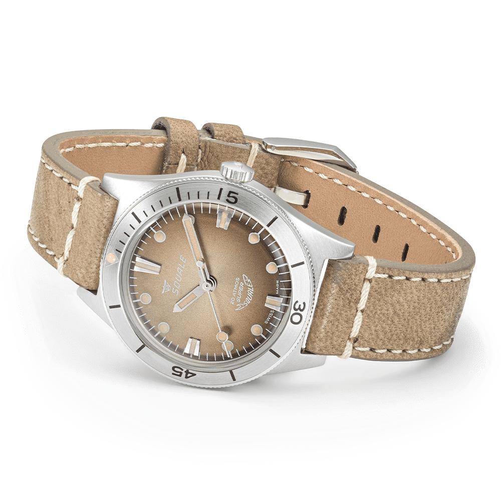 Squale Super Squale Sunray Brown Lederband SUPERSSBW.PBW – Ansicht 3