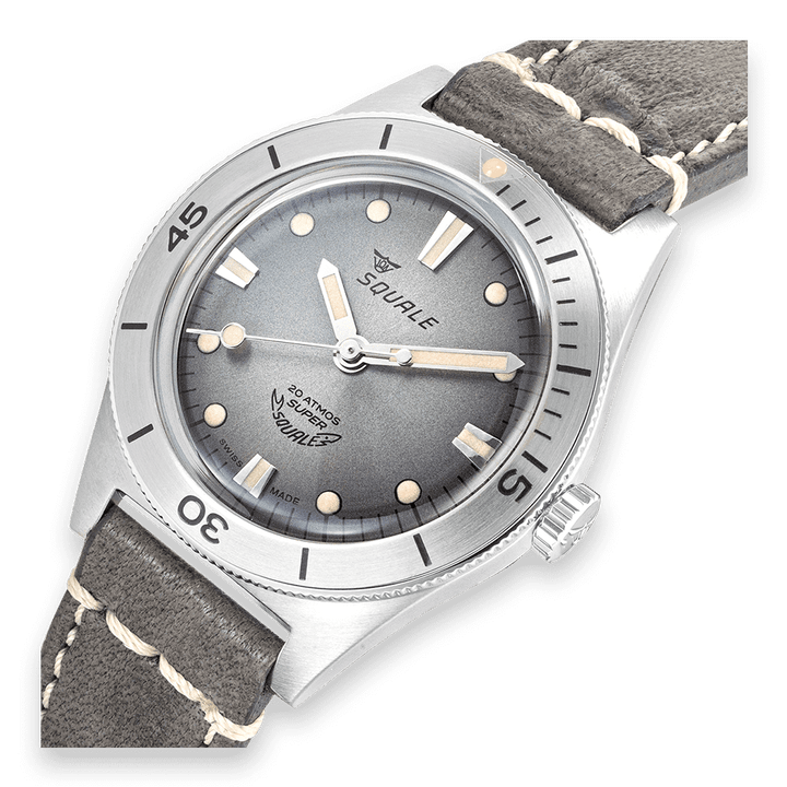 Squale Super Squale Sunray Grey Lederband SUPERSSG.PG – Ansicht 4