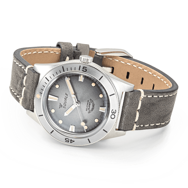 Squale Super Squale Sunray Grey Lederband SUPERSSG.PG – Ansicht 3