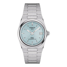 Tissot PRX Powermatic 80 35mm T137.207.11.351.00 – Herrenuhr Edelstahl mit eisblauem Zifferblatt, Automatikwerk