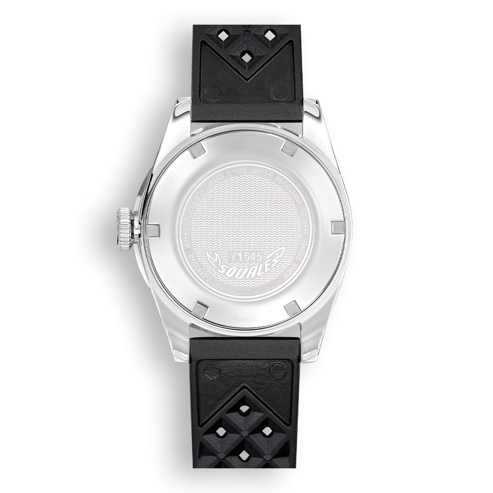 Squale 1545 Black Kautschukband 1545BKBKC.HT – Ansicht 2