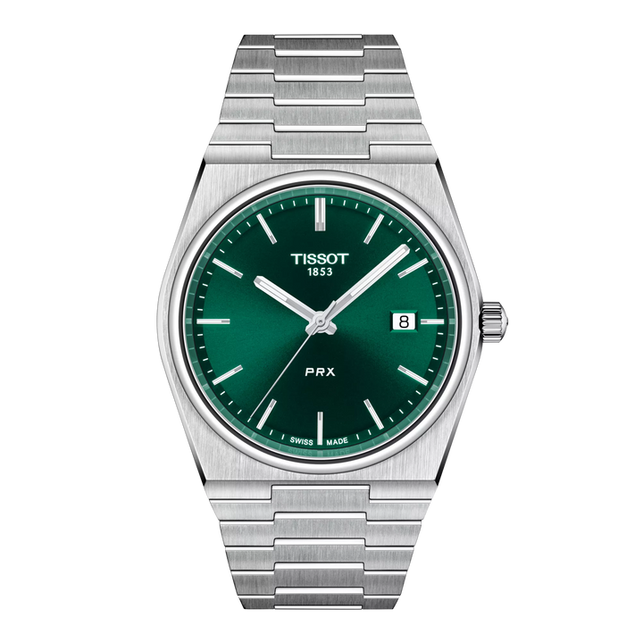 Tissot PRX 39,5mm T137.410.11.091.00 - Zifferblatt Grün, Armband Stahl