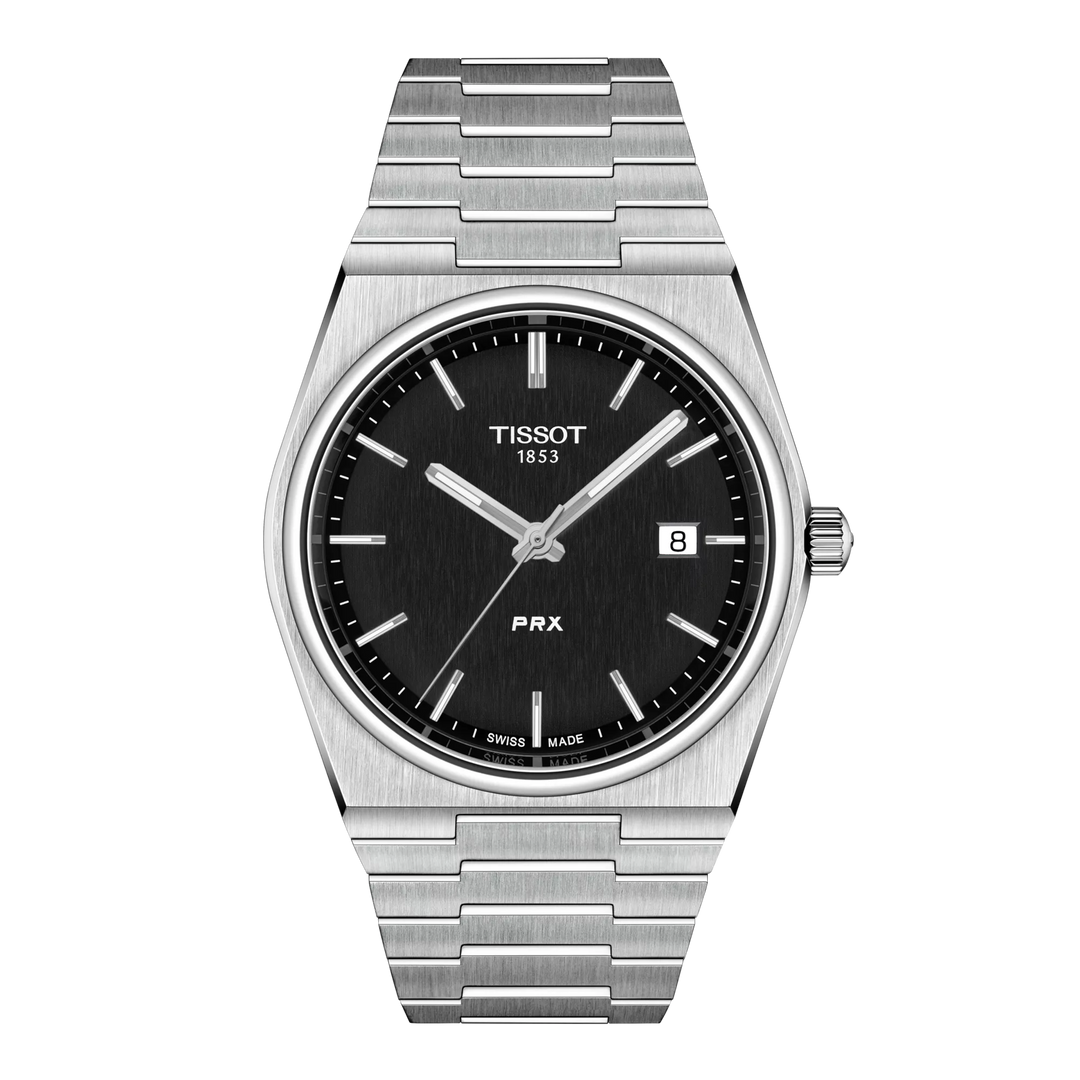 Tissot PRX 39,5mm T137.410.11.051.00 - Zifferblatt Schwarz, Armband Stahl