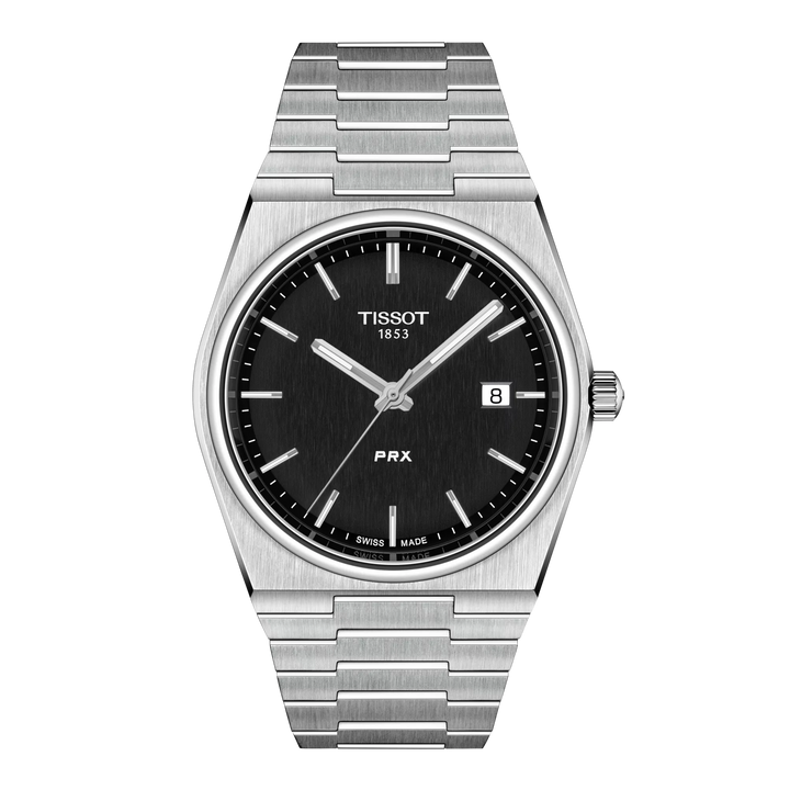 Tissot PRX 39,5mm T137.410.11.051.00 - Zifferblatt Schwarz, Armband Stahl