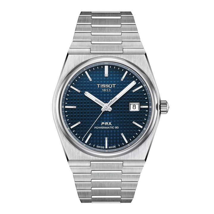 Tissot PRX 39,5mm T137.407.11.041.00 - Zifferblatt Blau, Armband Stahl