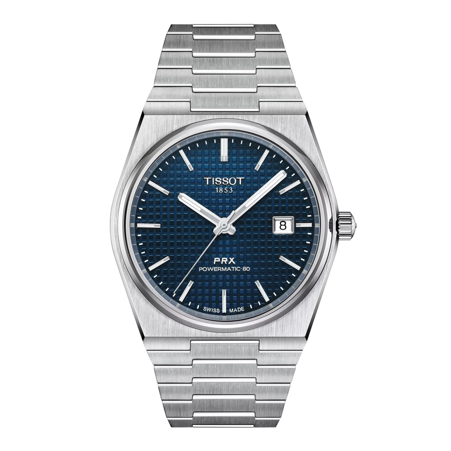 Tissot PRX 39,5mm T137.407.11.041.00 - Zifferblatt Blau, Armband Stahl