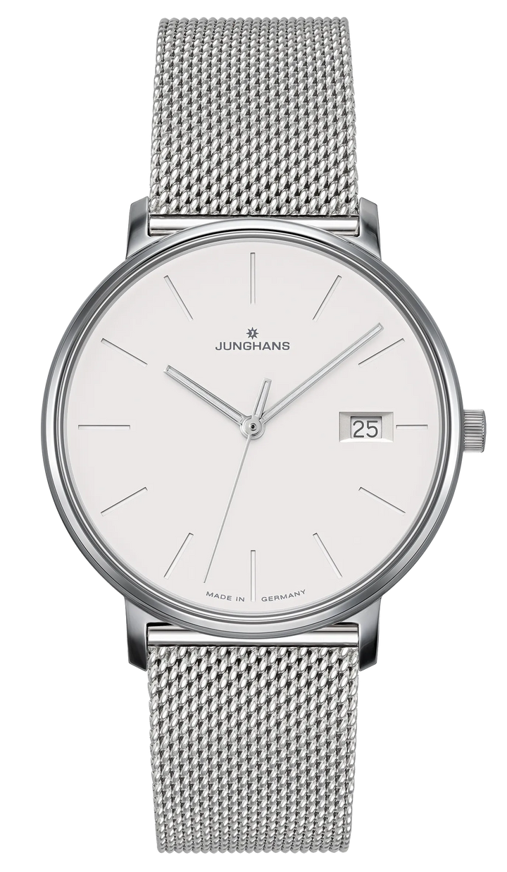 Junghans FORM Damen 34mm 47/4851.44 - Zifferblatt Silber, Armband Stahl