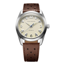 Nivada Grenchen Antarctic 38mm Eggshell Beige Luminova 32080A – Herrenuhr 38 mm, Zifferblatt Creme