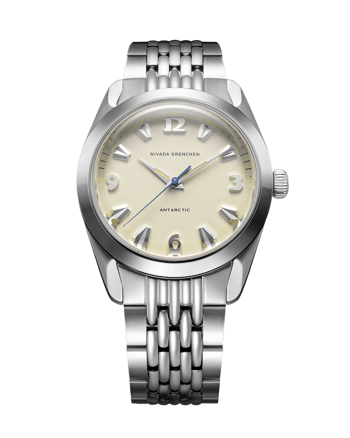 Nivada Grenchen Antarctic 38mm Eggshell Beige Luminova 32080A – Ansicht 8