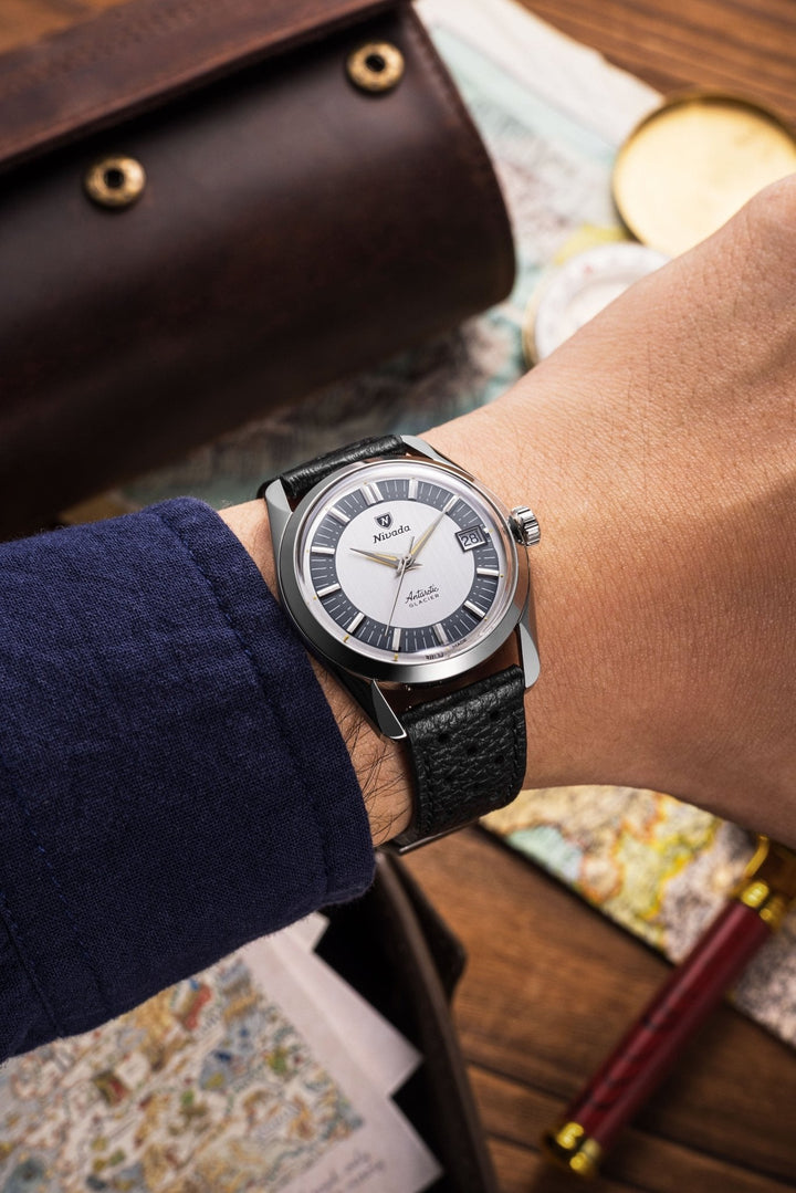 Nivada Grenchen Antarctic Glacier 35mm Tuxedo 35020M – Ansicht 4