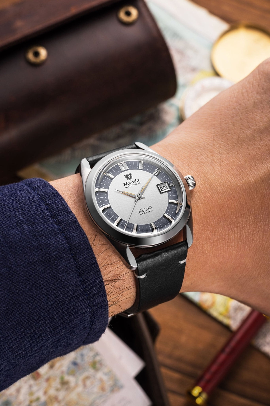 Nivada Grenchen Antarctic Glacier 38mm 32063A – Ansicht 4