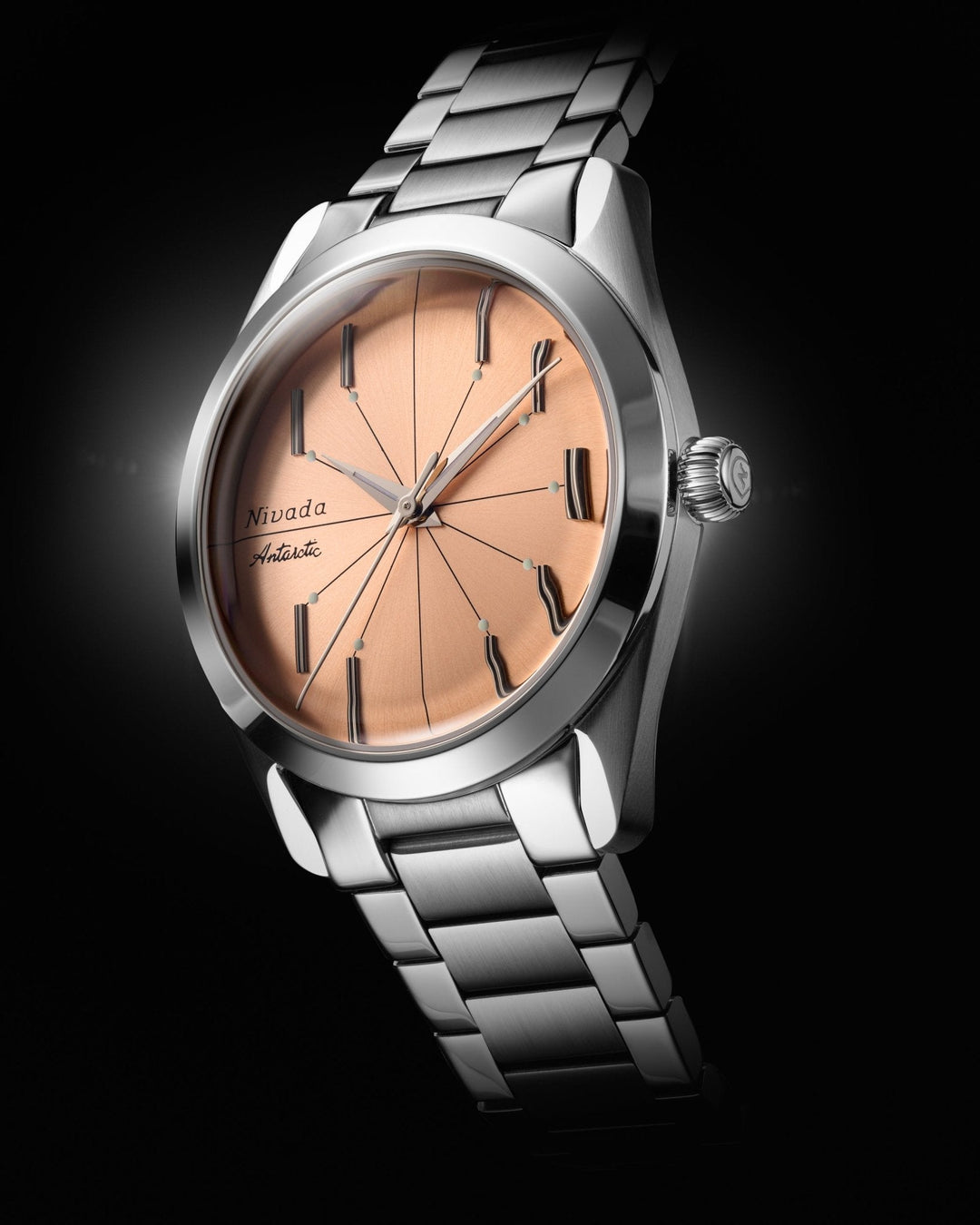 Nivada Grenchen Antarctic Spider 38mm Salmon 32050A – Ansicht 3