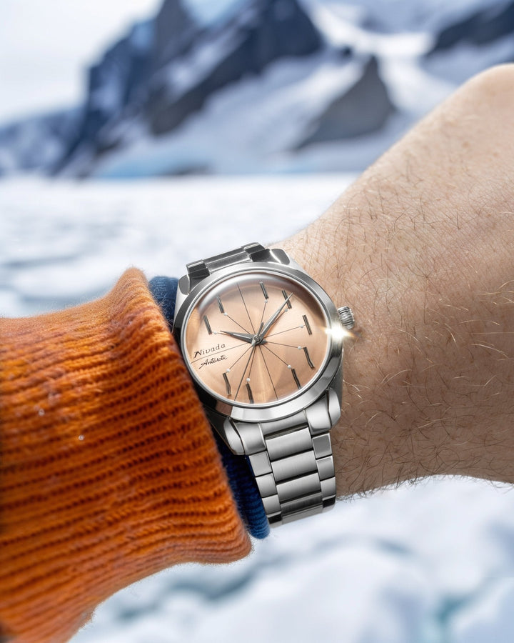Nivada Grenchen Antarctic Spider 38mm Salmon 32050A – Ansicht 4