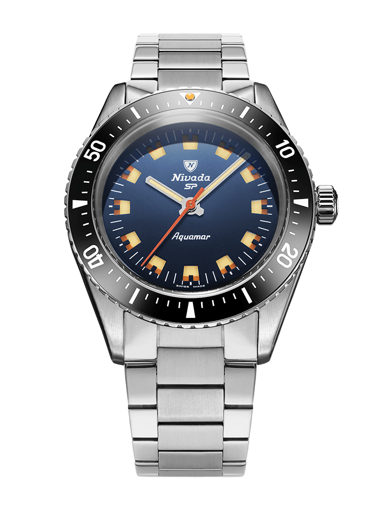 Nivada Grenchen Antarctic Diver Aquamar Blue 32074A – Ansicht 8
