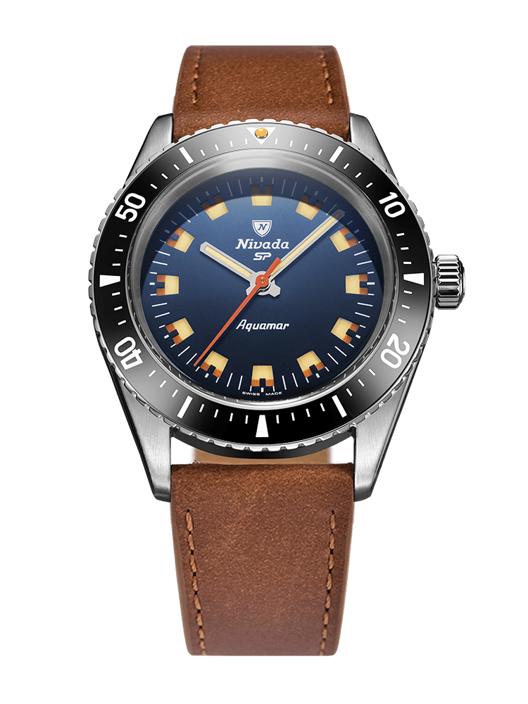Nivada Grenchen Antarctic Diver Aquamar Blue 32074A – Ansicht 7
