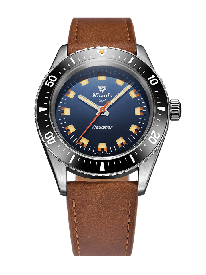 Nivada Grenchen Antarctic Diver Aquamar Blue 32074A – Ansicht 7