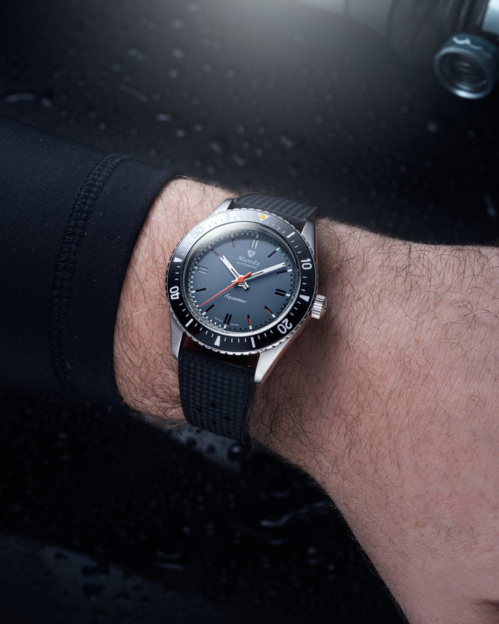 Nivada Grenchen Antarctic Diver Aquamar Grey 32077A – Ansicht 4