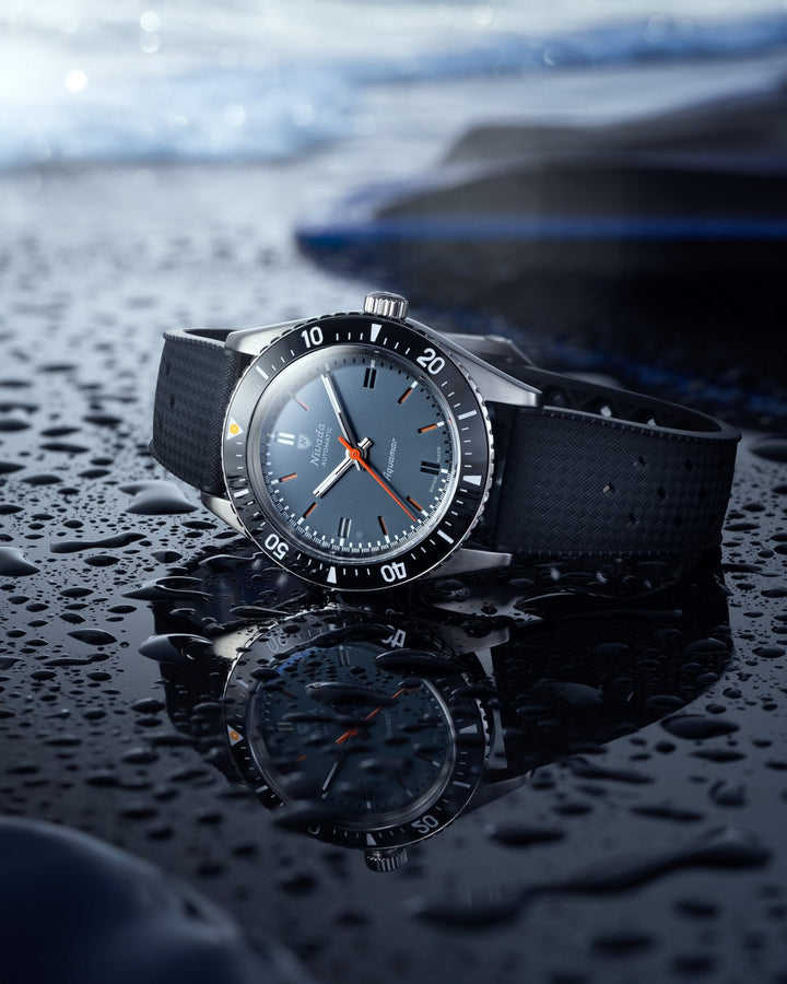 Nivada Grenchen Antarctic Diver Aquamar Grey 32077A – Ansicht 3