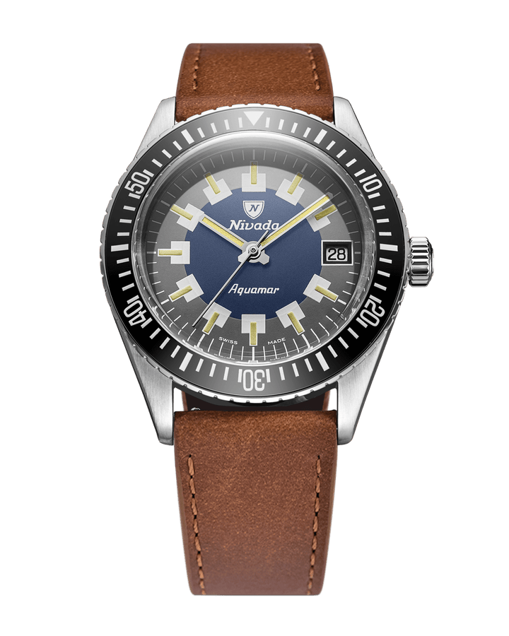 Nivada Grenchen Antarctic Diver Aquamar Vintage 32062A – Ansicht 6
