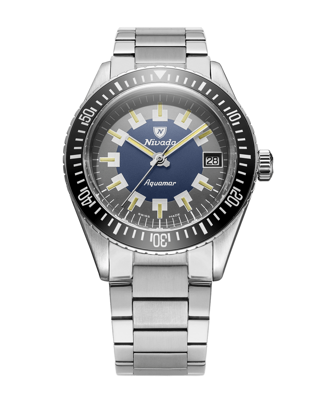 Nivada Grenchen Antarctic Diver Aquamar Vintage 32062A – Ansicht 7
