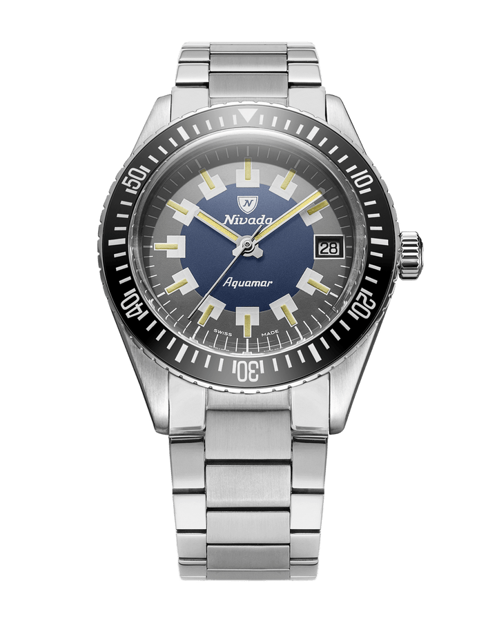 Nivada Grenchen Antarctic Diver Aquamar Vintage 32062A – Ansicht 7