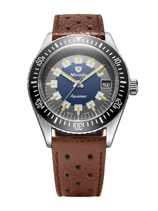 Nivada Grenchen Antarctic Diver Aquamar Vintage 32062A – Ansicht 13