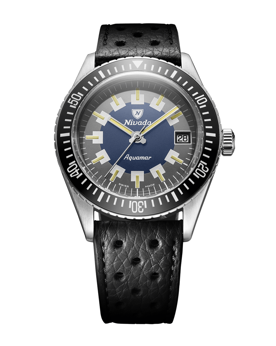 Nivada Grenchen Antarctic Diver Aquamar Vintage 32062A – Ansicht 12