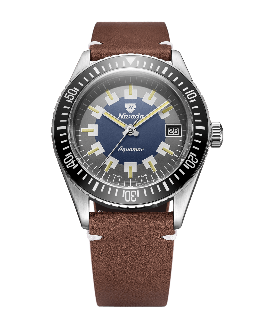 Nivada Grenchen Antarctic Diver Aquamar Vintage 32062A – Ansicht 10