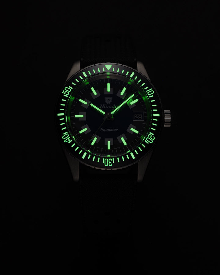 Nivada Grenchen Antarctic Diver Aquamar Vintage 32062A – Ansicht 4
