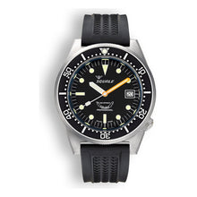Squale 1521 Black Blasted – Taucheruhr mit sandgestrahltem Edelstahlgehäuse 42 mm und schwarzem Zifferblatt