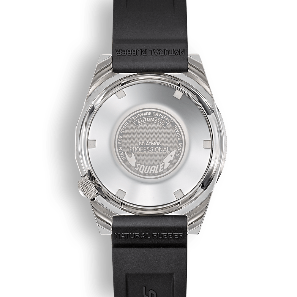 Squale 1521 Ocean Kautschukband 1521OCN.VO – Gehäuseboden