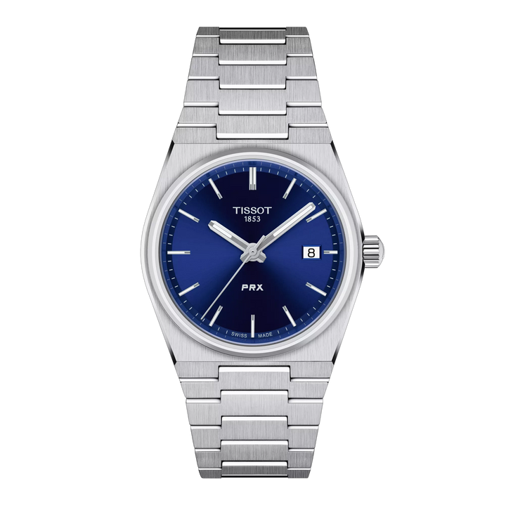 Tissot PRX 34,6mm T137.210.11.041.00 - Zifferblatt Blau, Armband Stahl