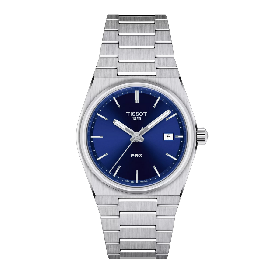 Tissot PRX 34,6mm T137.210.11.041.00 - Zifferblatt Blau, Armband Stahl