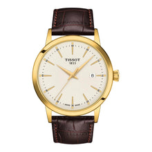 Tissot Classic Dream 42mm T129.410.36.261.00 - Zifferblatt Elfenbein, Armband Leder