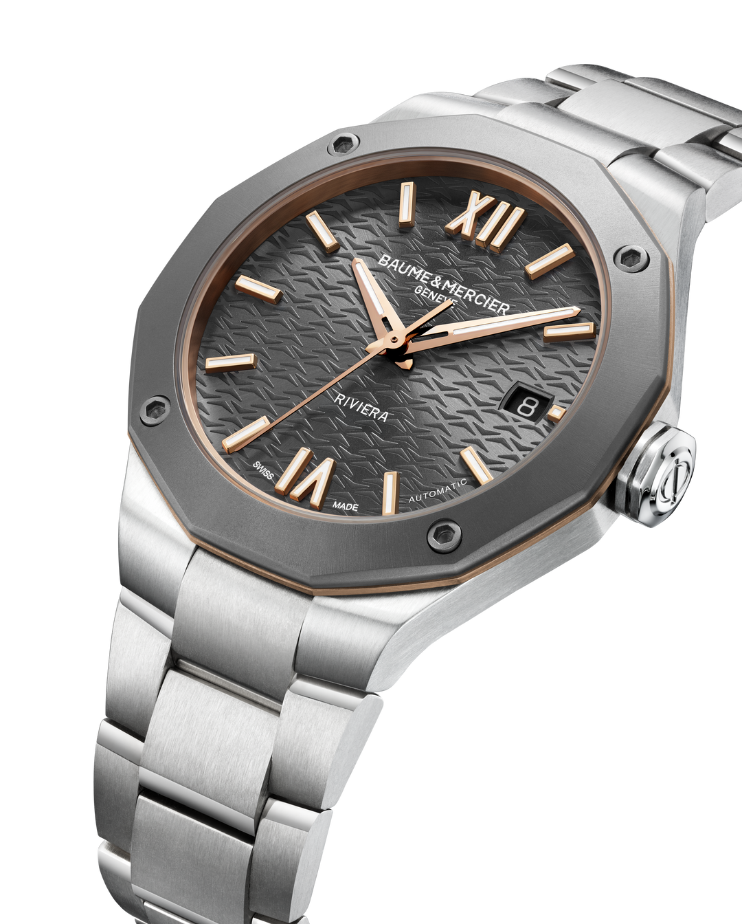 Baume & Mercier Riviera Automatik 36mm M0A10661 - Zifferblatt im Detail
