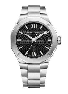 Baume & Mercier Riviera Automatik 42mm M0A10621 - Zifferblatt Schwarz, Armband Stahl