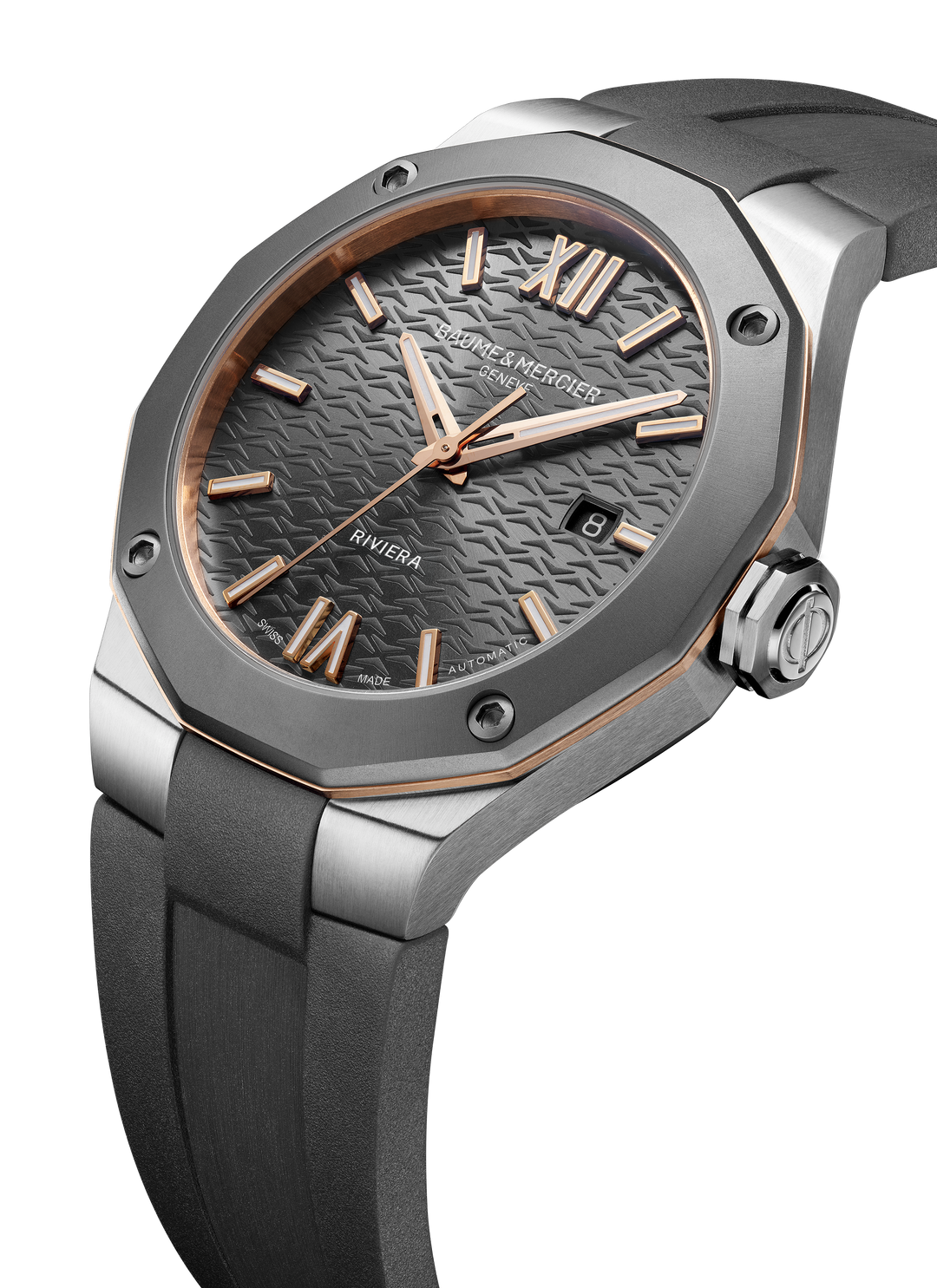 Baume & Mercier Riviera Automatik 42mm M0A10660 - Zifferblatt im Detail