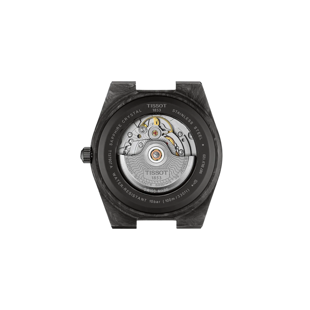 Tissot PRX Powermatic 80 Carbon 40,5mm T137.907.97.201.00 – Gehäuseboden