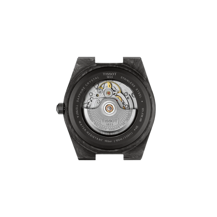 Tissot PRX Powermatic 80 Carbon 40,5mm T137.907.97.201.00 – Gehäuseboden