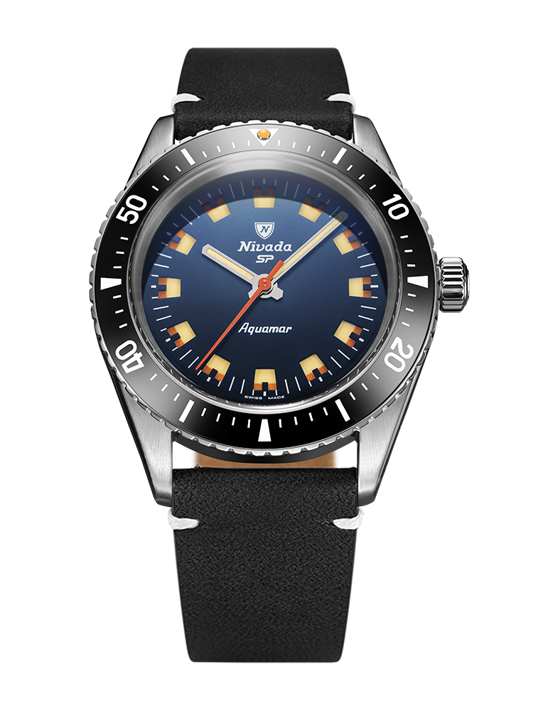 Nivada Grenchen Antarctic Diver Aquamar Blue 32074A – Ansicht 10