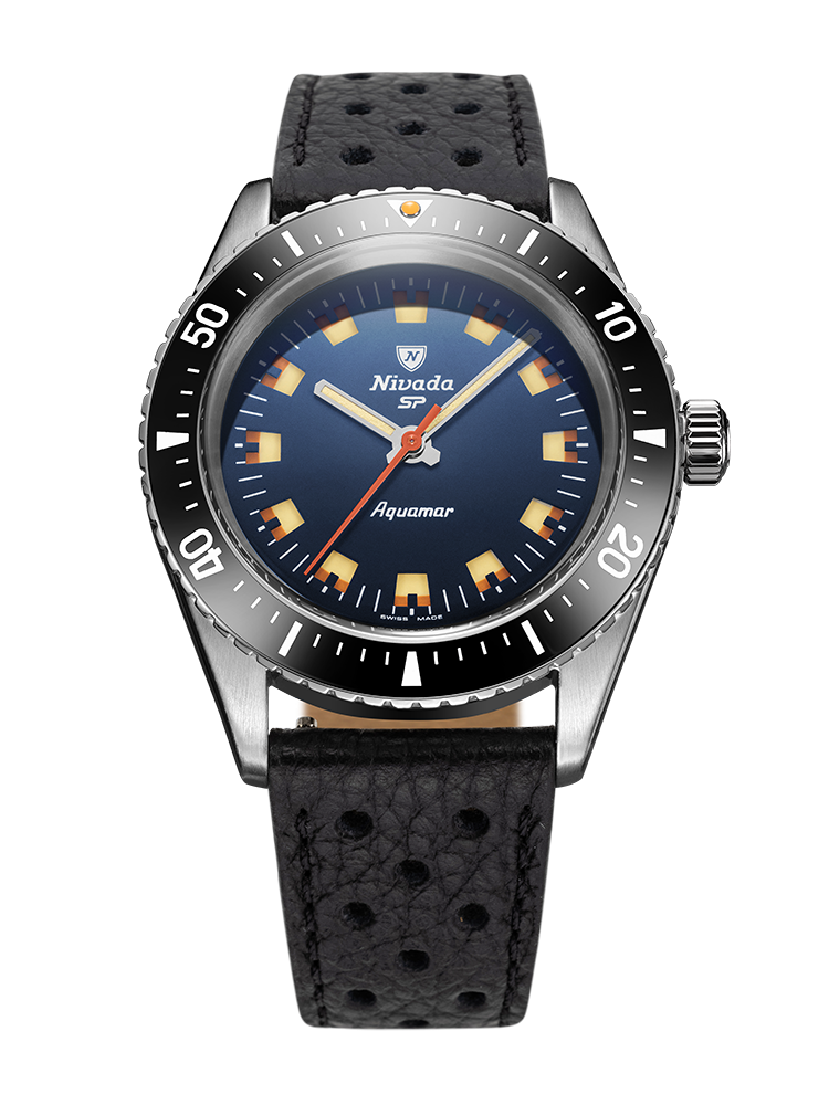 Nivada Grenchen Antarctic Diver Aquamar Blue 32074A – Ansicht 13