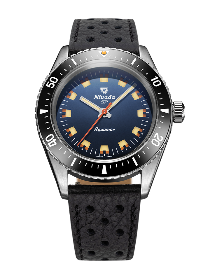 Nivada Grenchen Antarctic Diver Aquamar Blue 32074A – Ansicht 13