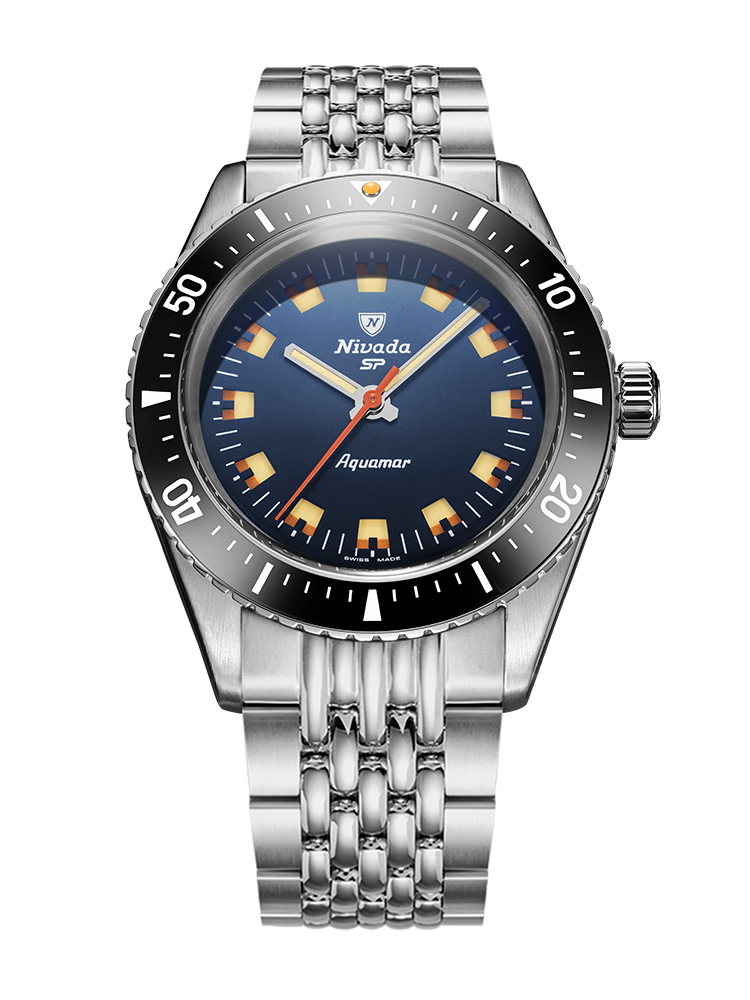 Nivada Grenchen Antarctic Diver Aquamar Blue 32074A – Ansicht 9