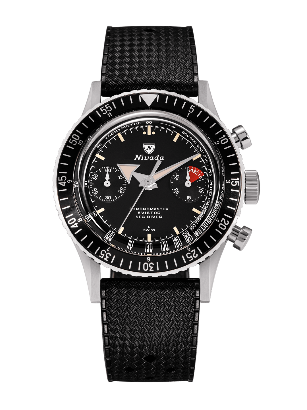 Nivada Grenchen Chronomaster Broad Arrow N Inter.Bezel Manual 86014M – Ansicht 8