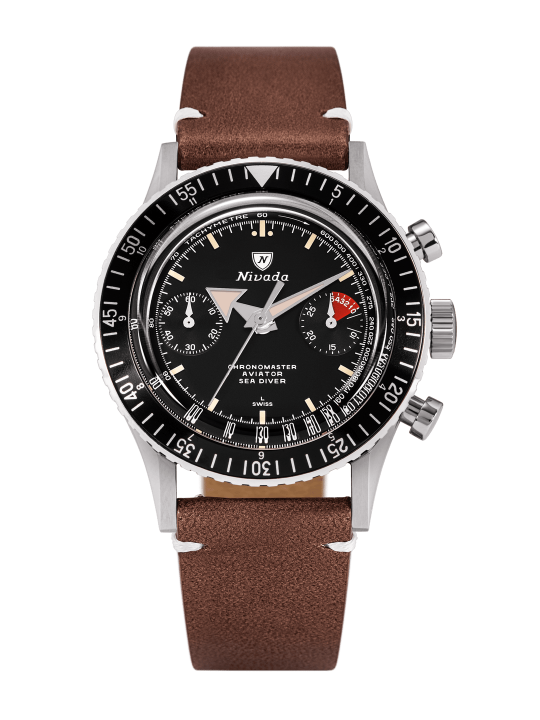 Nivada Grenchen Chronomaster Broad Arrow N Inter.Bezel Manual 86014M – Ansicht 6