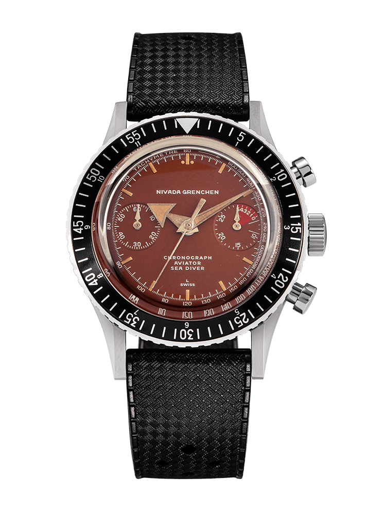 Nivada Grenchen Chronomaster Broad Arrow Tropical Inter.Bezel Manual 85007M – Ansicht 9