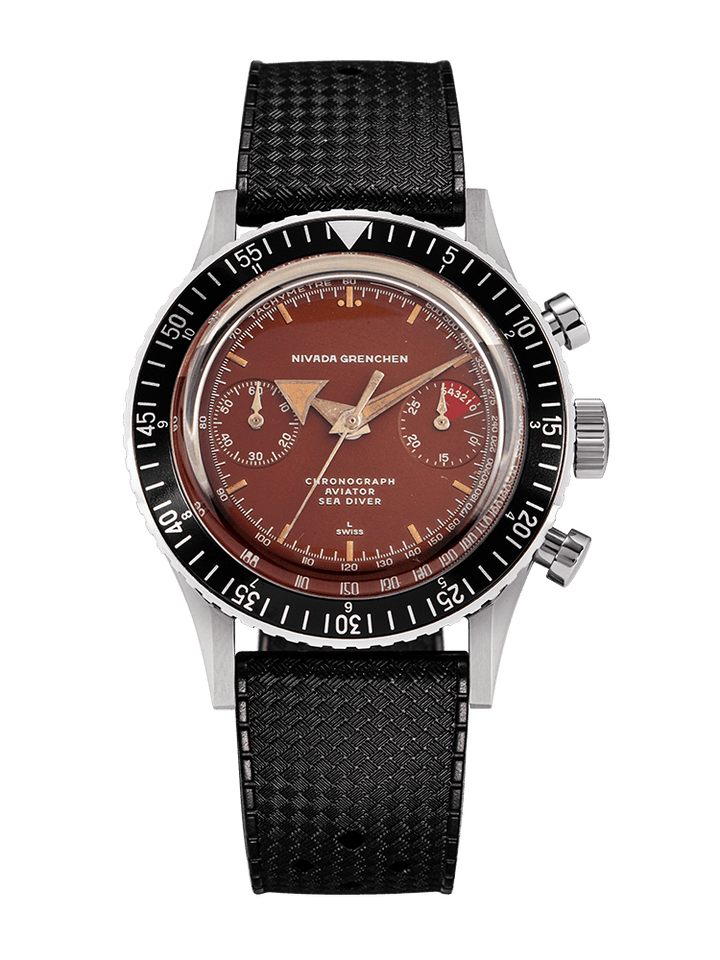 Nivada Grenchen Chronomaster Broad Arrow Tropical Inter.Bezel Manual 85007M – Ansicht 9