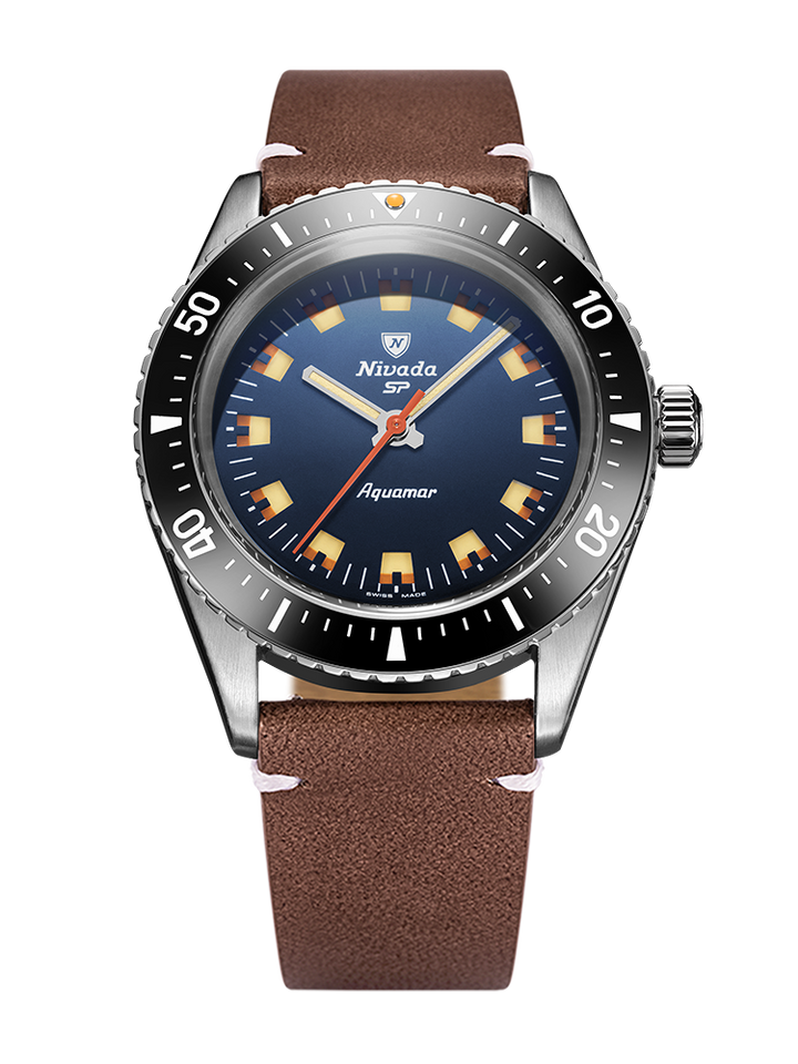 Nivada Grenchen Antarctic Diver Aquamar Blue 32074A – Ansicht 11
