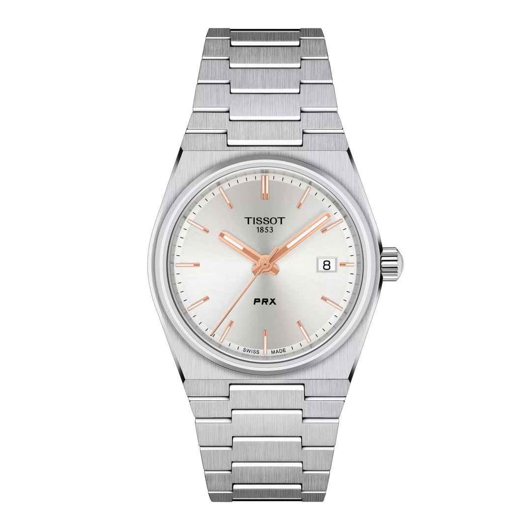 Tissot PRX 34,6mm T137.210.11.031.00 - Zifferblatt Silber, Armband Stahl